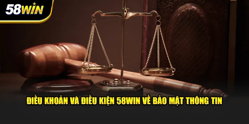 Điều khoản và điều kiện 58WIN về bảo mật thông tin