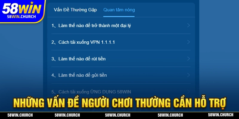 Những trường hợp người chơi cần được liên hệ để hỗ trợ